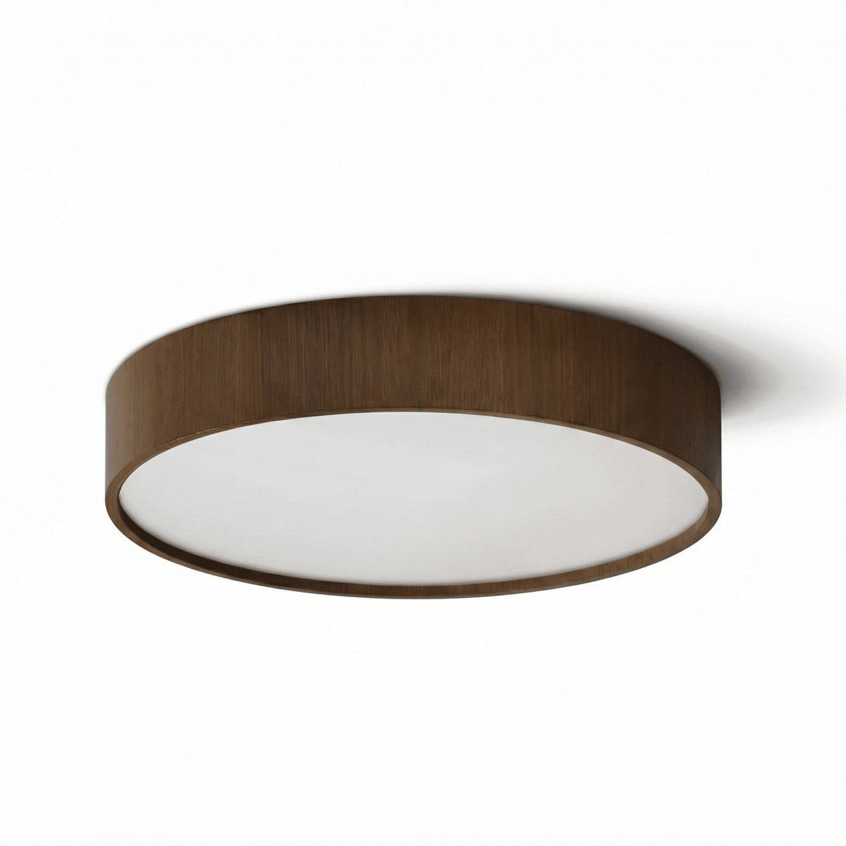 Sylva Round Wood LED Flush Mount Ceiling Light for Modern Interiors