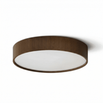 Sylva Round Wood LED Flush Mount Ceiling Light for Modern Interiors
