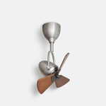 Aeronaut Articulated Ceiling Fan with Walnut Blades