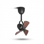 Aeronaut Articulated Ceiling Fan with Walnut Blades