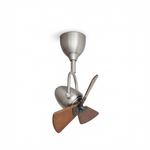 Aeronaut Articulated Ceiling Fan with Walnut Blades