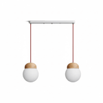 Elowen Fluted Opal Pendant Light – Modern Nordic Designer Hanging Lamp