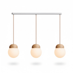 Elowen Fluted Opal Pendant Light – Modern Nordic Designer Hanging Lamp