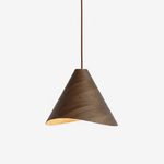 Vela Sculptural Wood Pendant Light for Modern Interiors