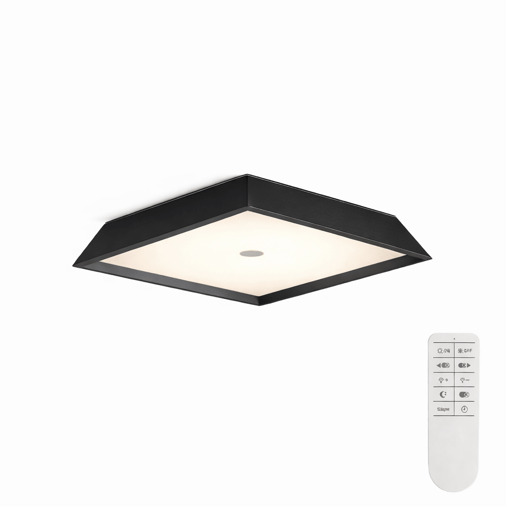 Lumo Wood LED Ceiling Light – Modern Flush Mount for Living Room & Bedroom