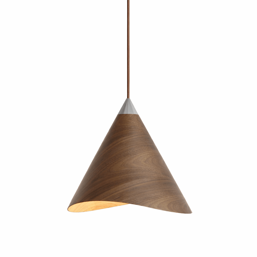 Vela Sculptural Wood Pendant Light for Modern Interiors