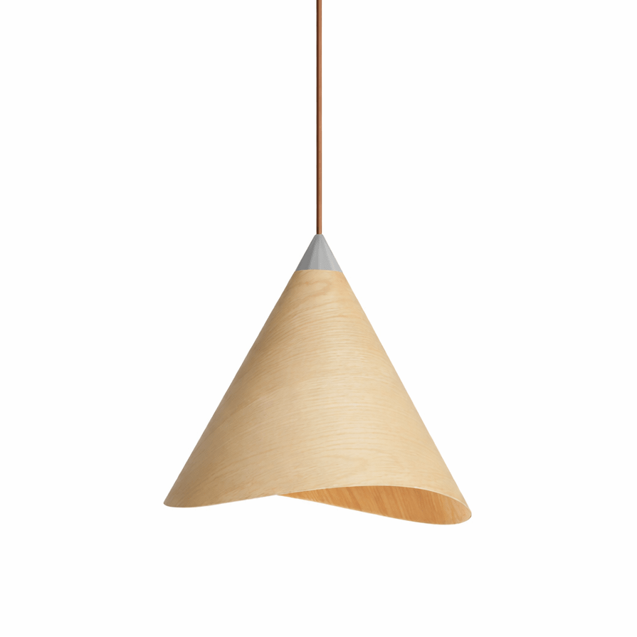 Vela Sculptural Wood Pendant Light for Modern Interiors