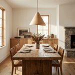 Vela Wood Swag Pendant Light – Modern Plug-In Hanging Lamp