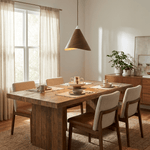 Vela Wood Swag Pendant Light – Modern Plug-In Hanging Lamp