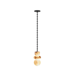 Orba Chain Chandelier with Alabaster Orbs – Modern Cascading Pendant Light