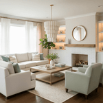 Cascara Shell Chandelier – Natural Layered Pendant Light for Dining & Living Rooms
