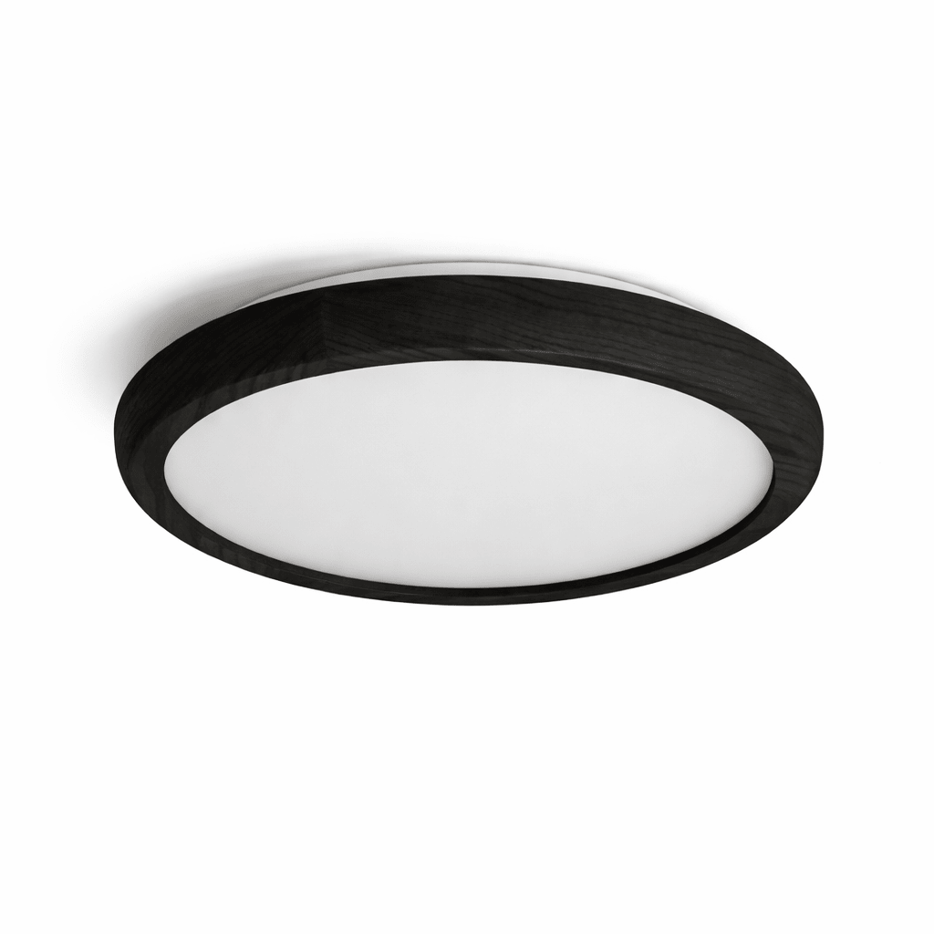 Arboris Wood Ring LED Ceiling Light – Modern Flush Mount for Bedroom & Living Room