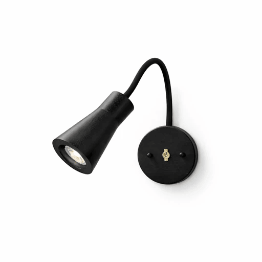 Arlo Sculpted Wood Wall Sconce – Modern Minimalist Bedside Lighting