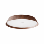 Lunara Wood Ring LED Ceiling Light – Modern Flush Mount for Bedroom & Living Room