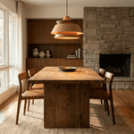 Torven Wood Pendant Light – Sculptural Layered Wooden Shade for Dining & Living Spaces