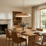 Varen Wood Pendant Light – Modern Scandinavian LED Hanging Lamp for Dining Room and Kitchen Island