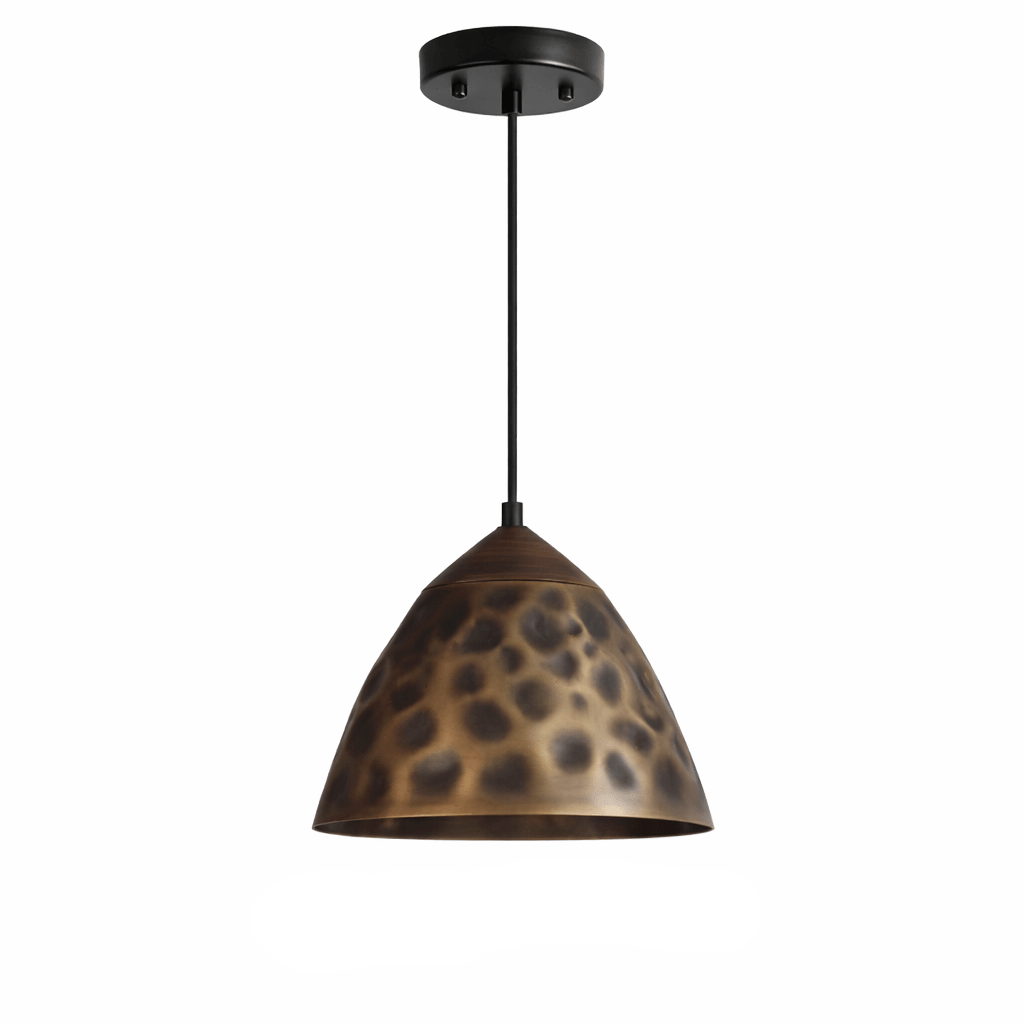 Dravik Hammered Brass Pendant Light Collection – Artisan Metal Pendants for Modern Interiors