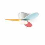 Lumo Petal Ceiling Fan Light with LED and Remote – Modern Designer Fan for Bedroom and Living Spaces