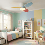 Lumo Petal Ceiling Fan Light with LED and Remote – Modern Designer Fan for Bedroom and Living Spaces
