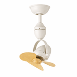 Aerion Pivot Ceiling Fan with Sculpted Wood Blades