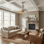 Aerion Pivot Ceiling Fan with Sculpted Wood Blades