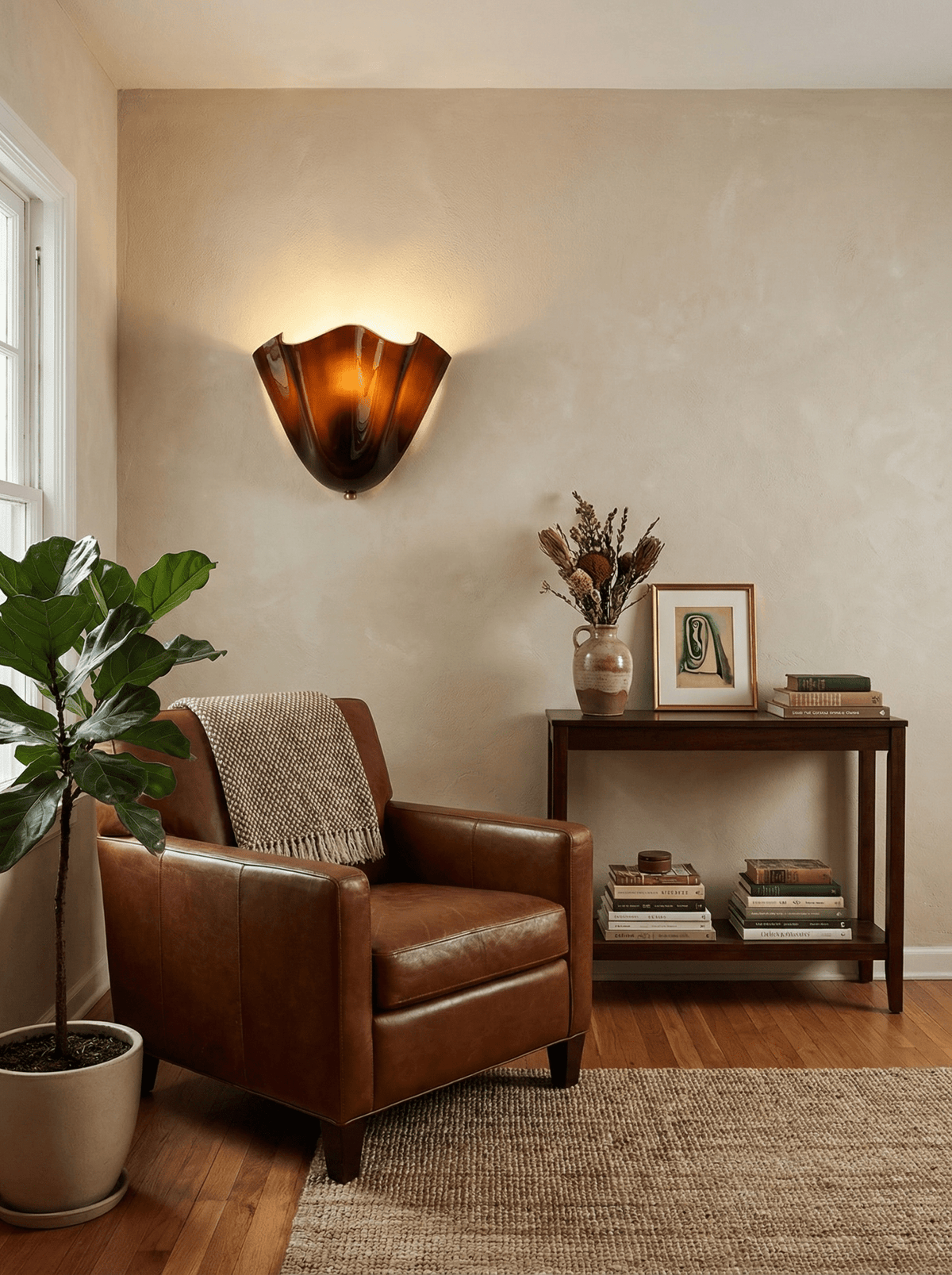 Petalia Sculptural Glass Wall Sconce | Modern Organic Lighting