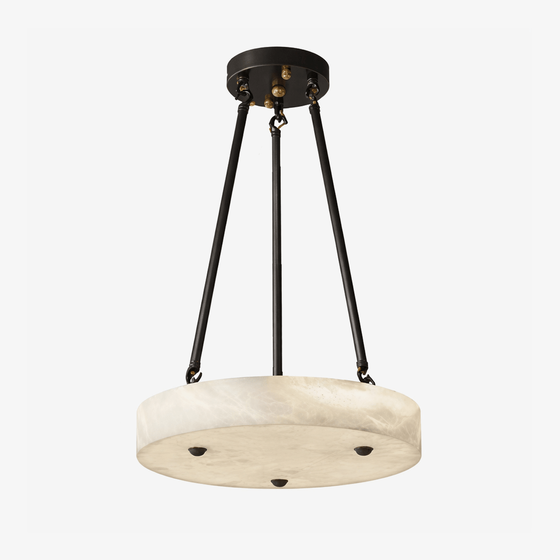 Aurelia Alabaster Disc Pendant Light – Modern LED Hanging Lamp for Dining Room & Kitchen
