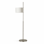 Ardent Linear Floor Lamp – Modern Minimalist Metal & Fabric Standing Light