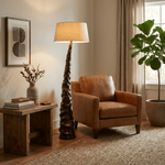 Sculpted Peak Floor Lamp – Modern Art Deco Statement Lighting