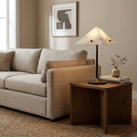 Apex Alabaster Prism Table Lamp — Sculptural Modern Illumination