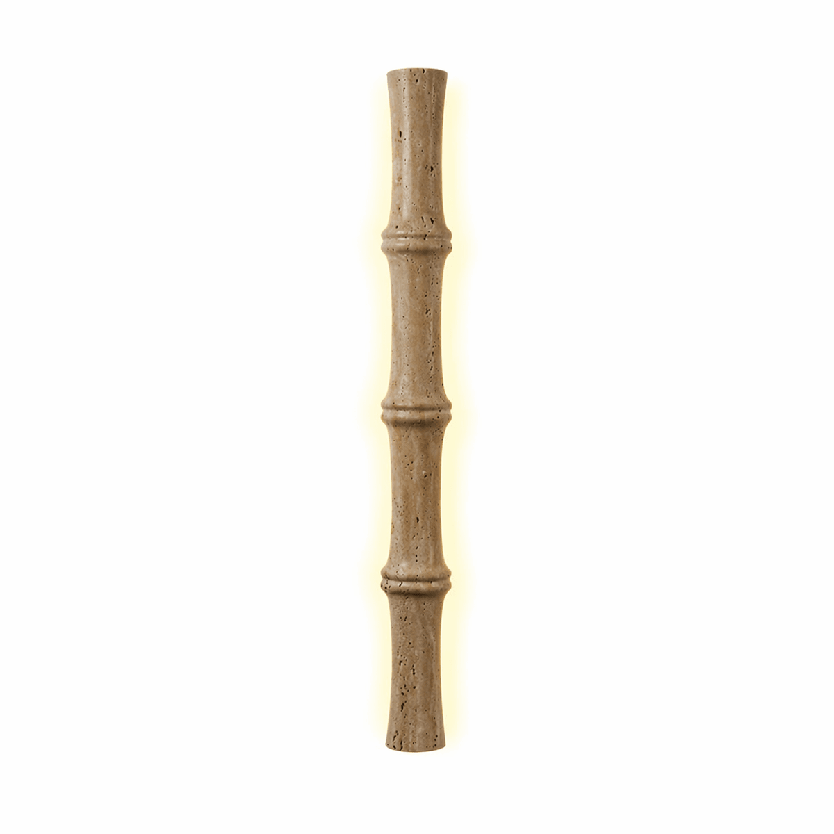 Travertine Column Glow Wall Sconce – Modern Stone LED Wall Light