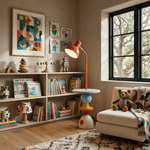 Playform Color Block Floor Lamp – Sculptural Metal LED Floor Light