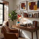 Playstack Pop Table Lamp – Colorful Modern Metal Accent Light for Bedroom & Living Room