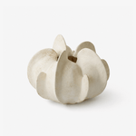 Magnolia Bloom Hand-Thrown Stoneware Sculptural Vase for Modern Interiors