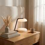 Petralis Alabaster Table Lamp – Hand-Carved Stone Desk Light
