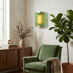 Verella Cast Resin Wall Sconce – Modern Artisan LED Wall Light