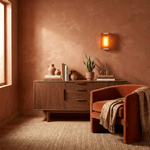 Verella Cast Resin Wall Sconce – Modern Artisan LED Wall Light
