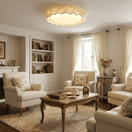 Lunaria Veil Flush Mount Ceiling Light – Modern Designer LED Lamp