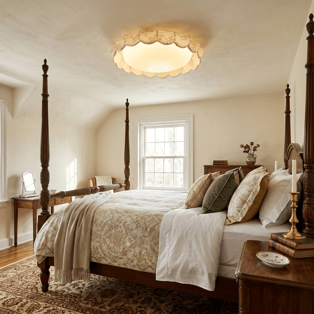 Lunaria Veil Flush Mount Ceiling Light – Modern Designer LED Lamp