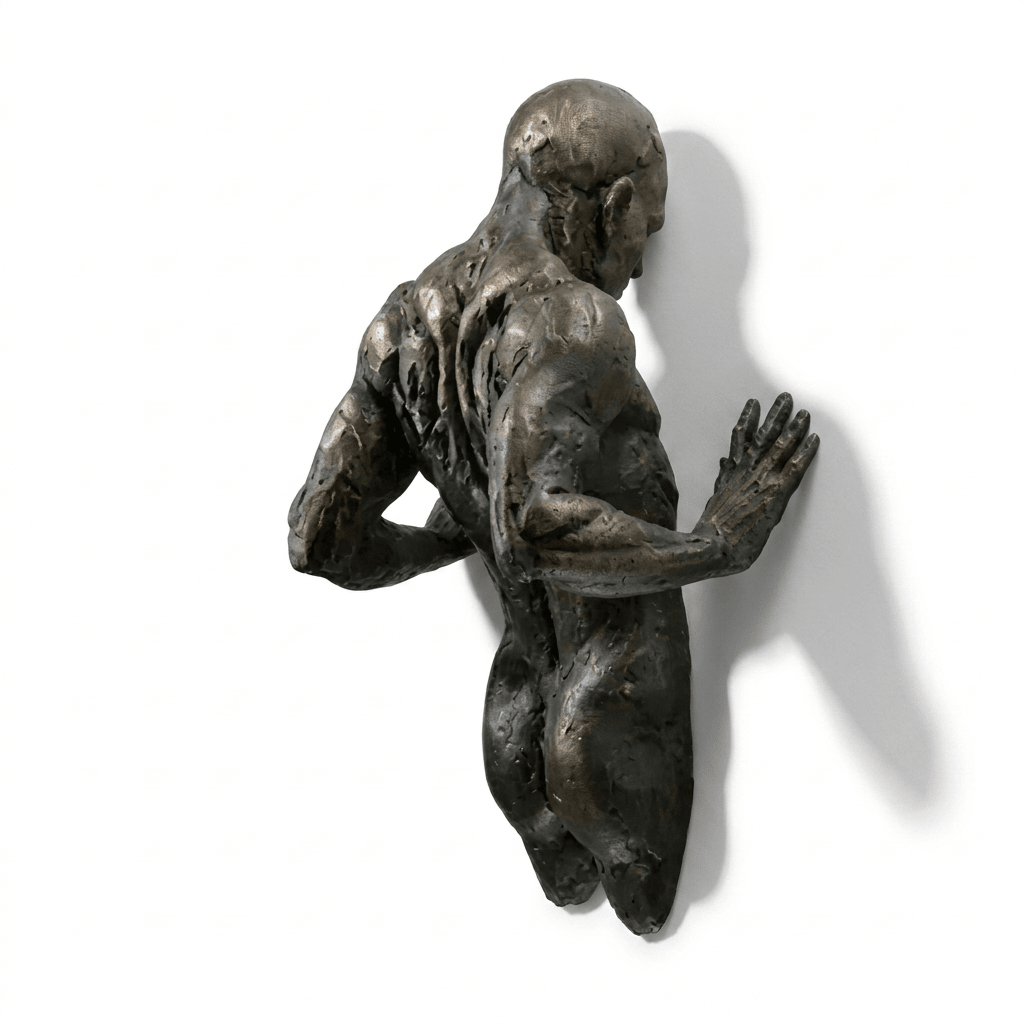 Dynamic Human Sculpture Collection – Contemporary Figurative Lighting Art
