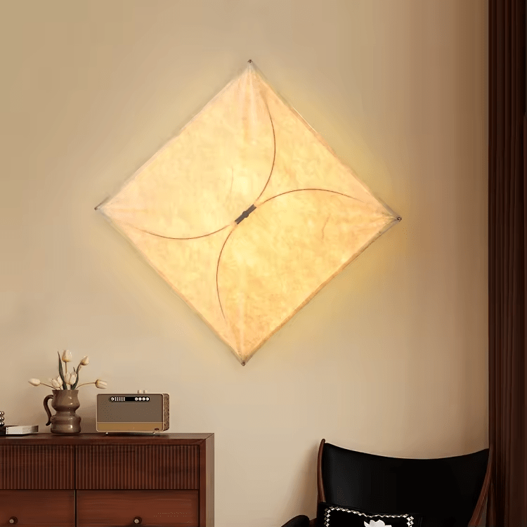 Kite Paper Wall Sconce with Warm Ambient Glow