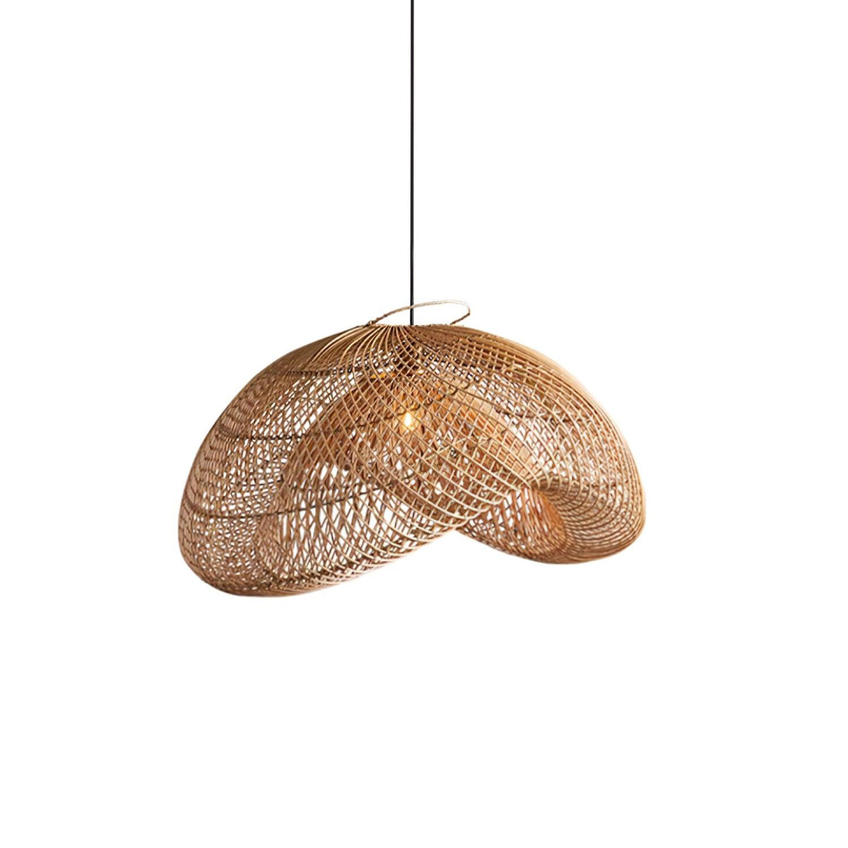 Curva Rattan Pendant Light