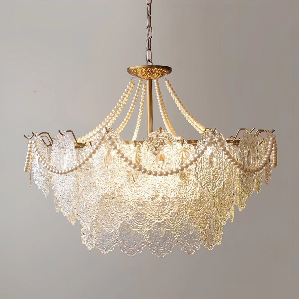 Serenity Glass Chandelier