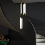 Spiral Duplex Staircase Chandelier Ha085056