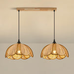 Rattan Blossom Pendant Light