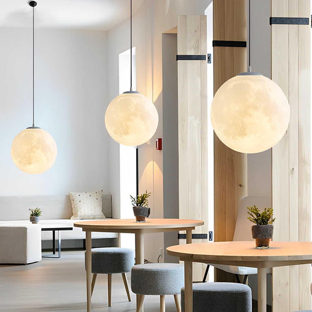 Moon White Pendant Lamp Ha076610