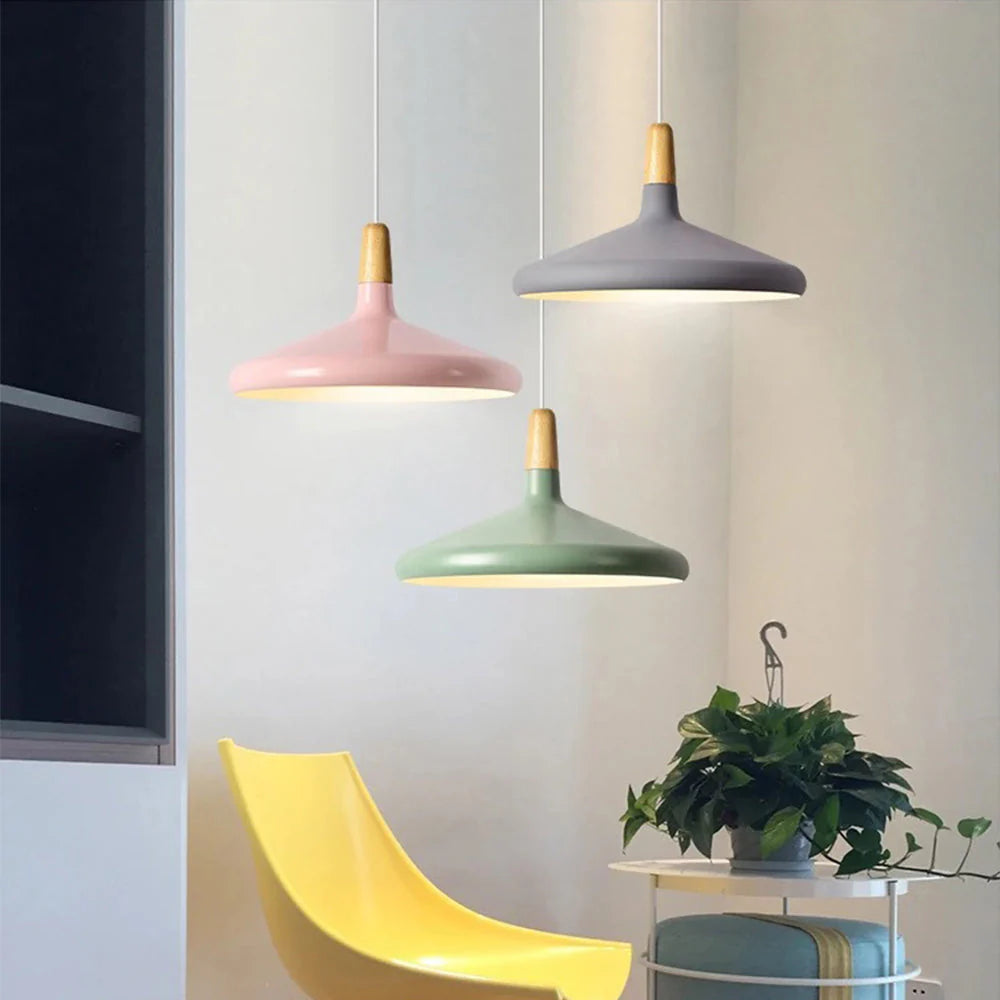 Vivid Cone Modern Pendant Light