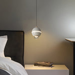 Small Metal Ball 3 Step Dimming Led Modern Pendant Lights With Spotlights