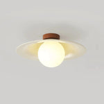 Cream Iron Hallway Ceiling Fixture