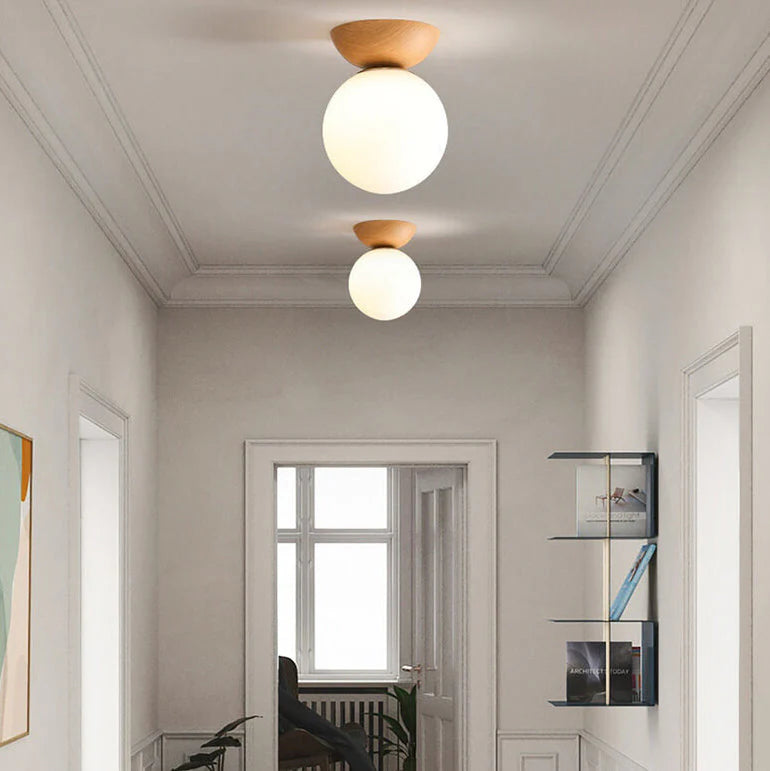 Entryway Foyer Light Wooden Style Corridor Ceiling Light